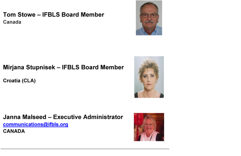 IFBLS Board of Directors 2010 2012 2